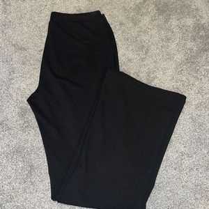 Flare black leggings